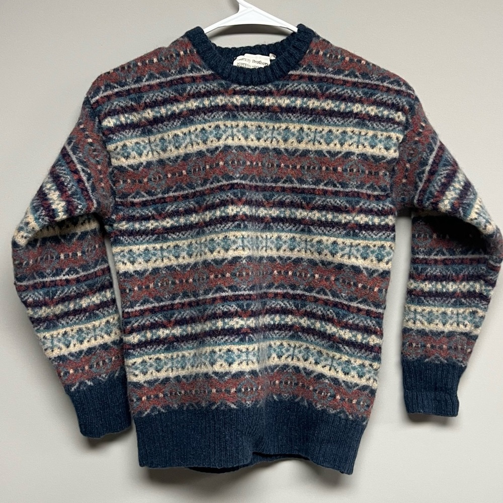 Cozy Kids' Multicolor Patterned Sweater